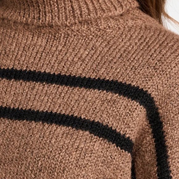 Line & Dot - Veronica Sweater (Brown, Size L) - Picture 2 of 7
